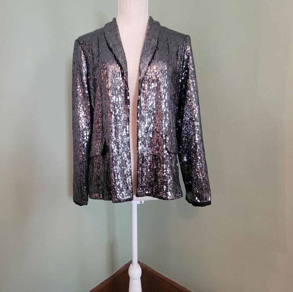 Bling, Sequin, NFR Style Blazer Size 8-10. Fits like an 8.